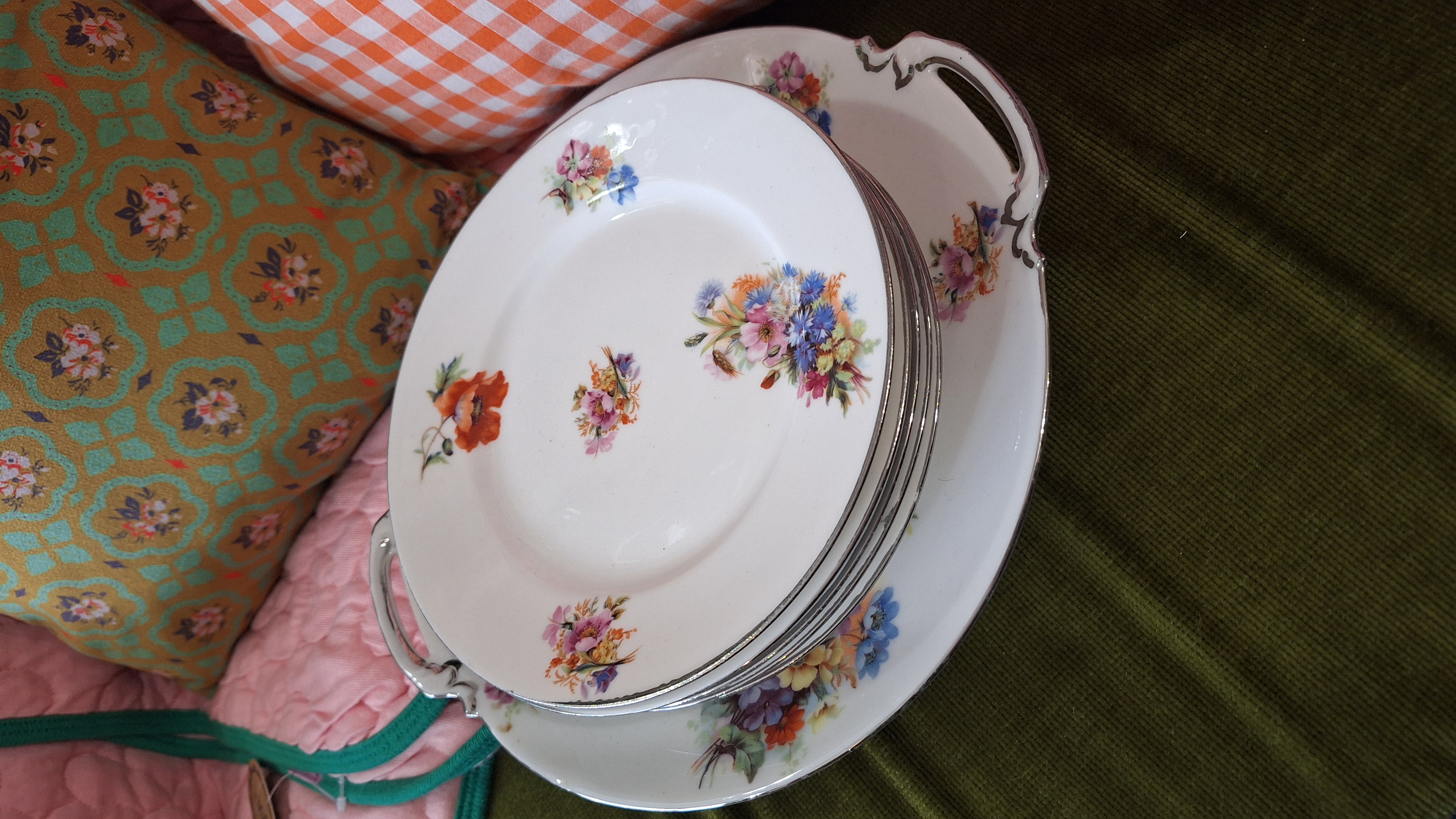 Service à Dessert Rétro